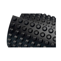 Геомембрана профилированная Black Membrane RAV 400 гр H200, 40 м2/рул, 12 шт/пал.