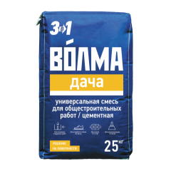 Смесь сухая цементная строительная "ВОЛМА Дача", 25 кг